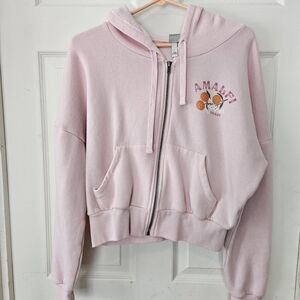 Amalfi Pink Hoodie Sweatshirt